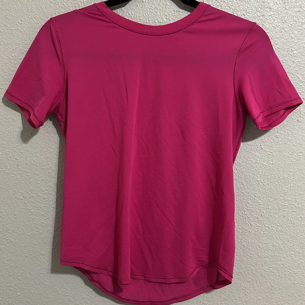 Lululemon High-Neck Running and Training T-Shirt
Wild Berry  new without tags - Image 5