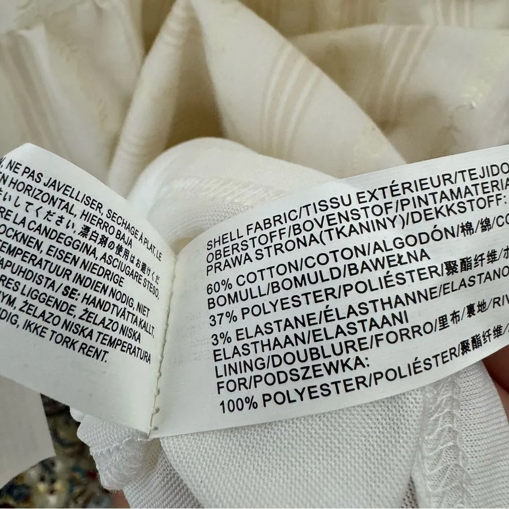 Moon river cream midi dress size XS - Image 4