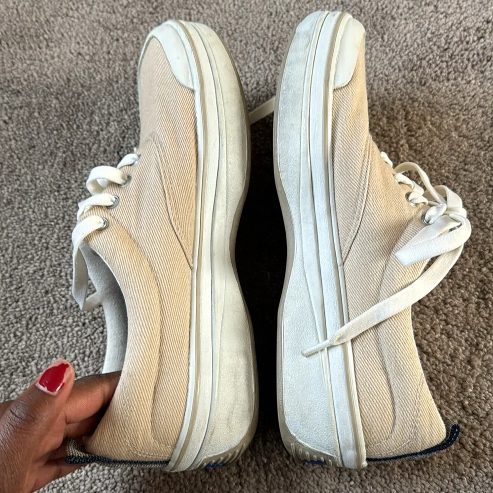 Keds Beige Stretch Shoes SIZE 8 - Image 7
