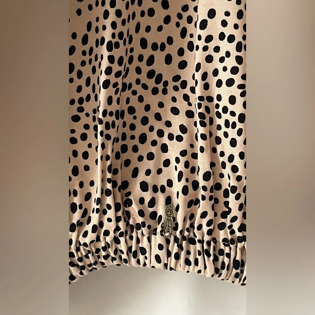 Anthropologie Tan Off-Shoulder Jumpsuit - Image 10