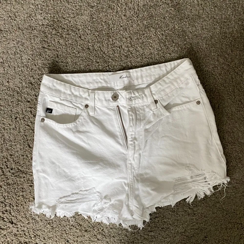 VICI White Denim Shorts - Image 6