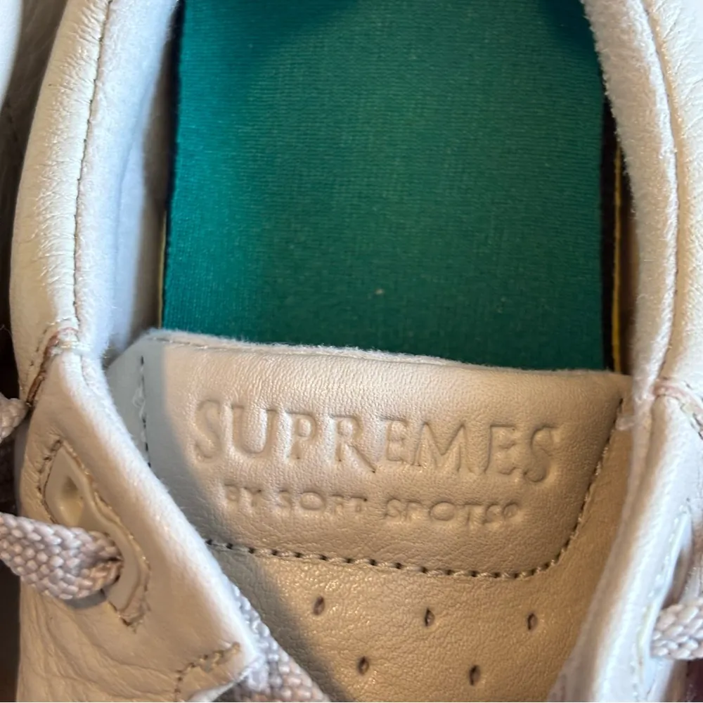 Supremes Soft Spots Marathon Shoes Women 7N Leather Comfort Sneakers Pre owned - Image 4