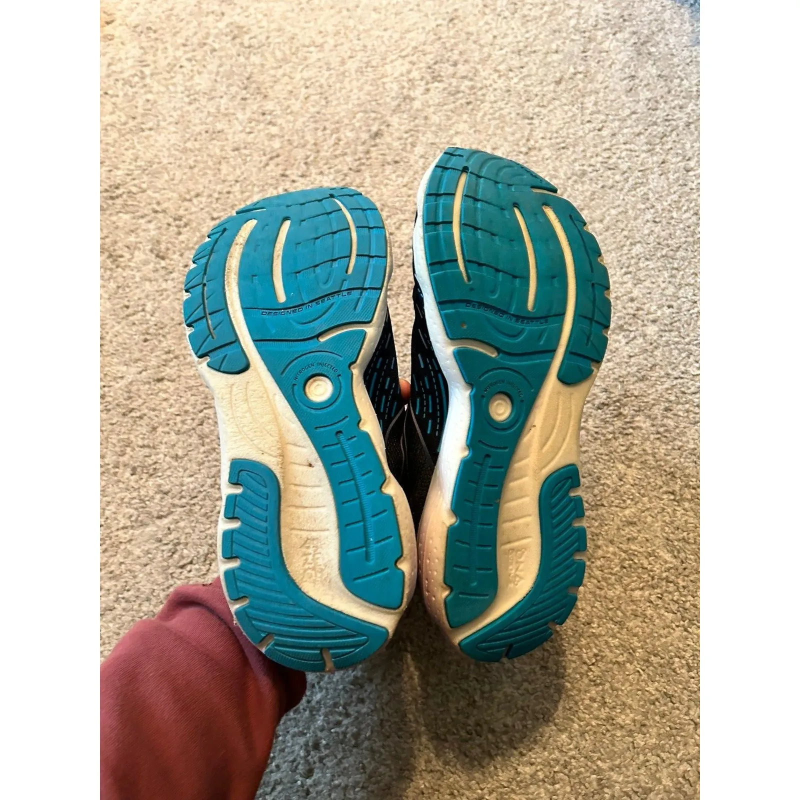 Brooks Glycerin 20 Blue‎ Running Shoes 1203691B499 Sneakers Women Size 9.5 - Image 6