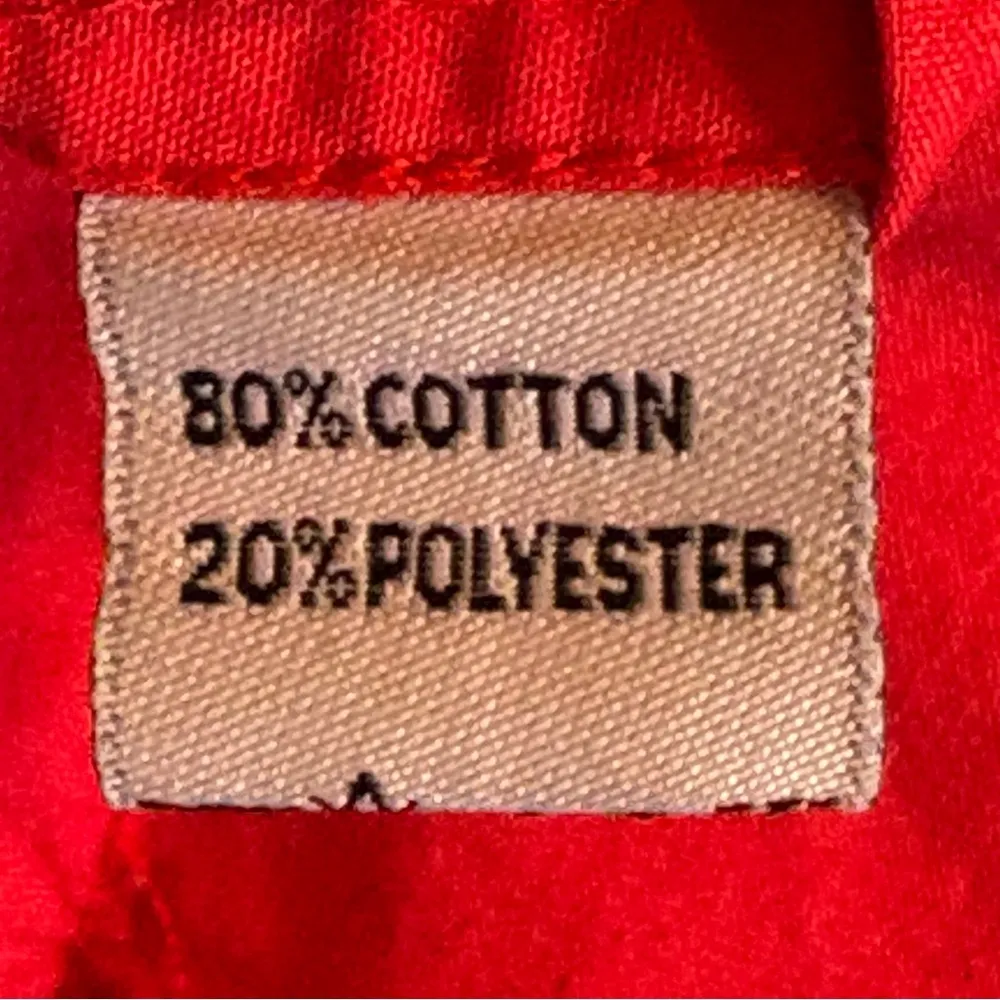 Vtg Coogi Classic Womens 4X Button Down Red Shirt Gingham Cuffs Embroidered Logo - Image 6