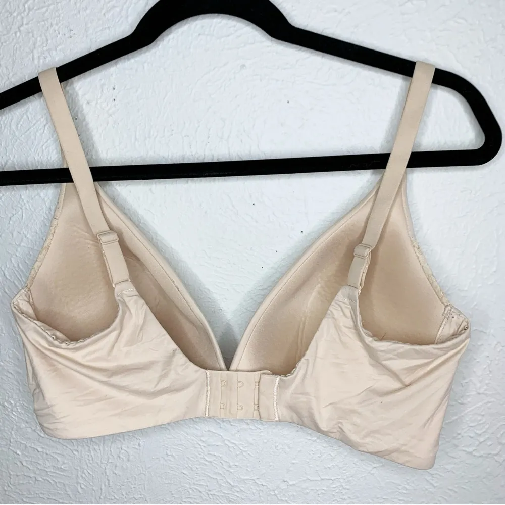 Chantelle Norah Wire Free Bra Nude Blush Sz Large - Image 3