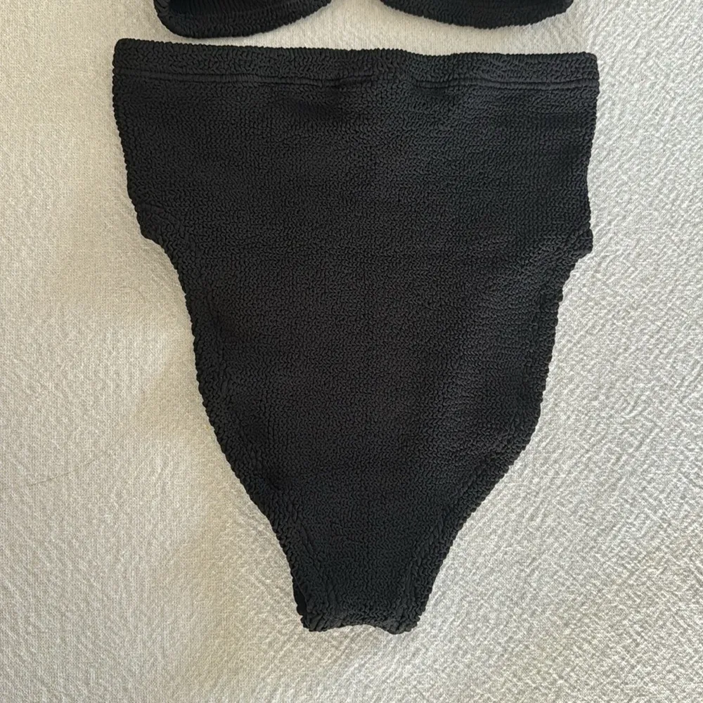 Hunza G Nadine Stripe Two Piece Swimsuit, Black, BRAND NEW, OS, $270 Black Size undefined - Image 12