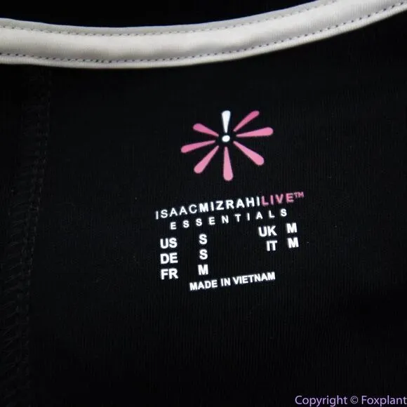 Isaac Mizrahi Live 100% cotton black short‎ sleeves scoop neck dress, S - Image 11