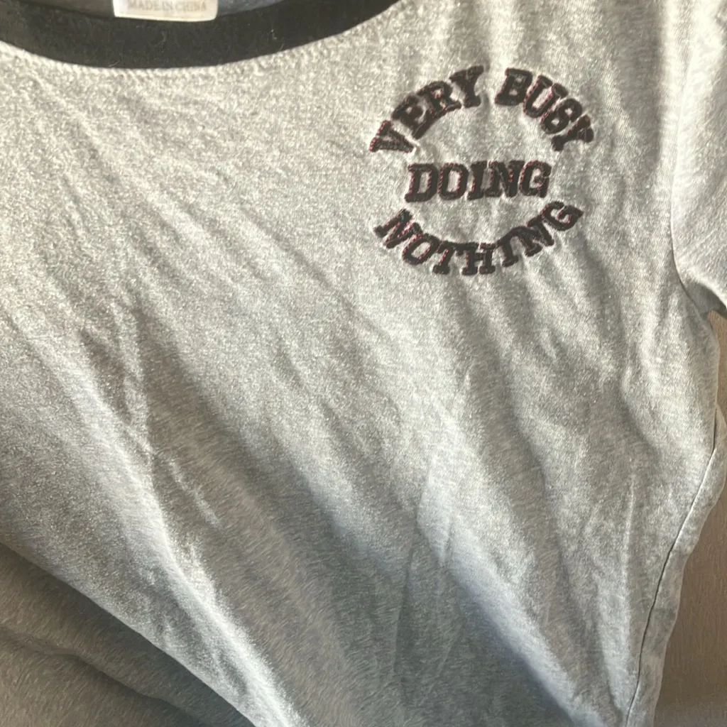 Modern Lux  Black and Gray Tee large - Image 2