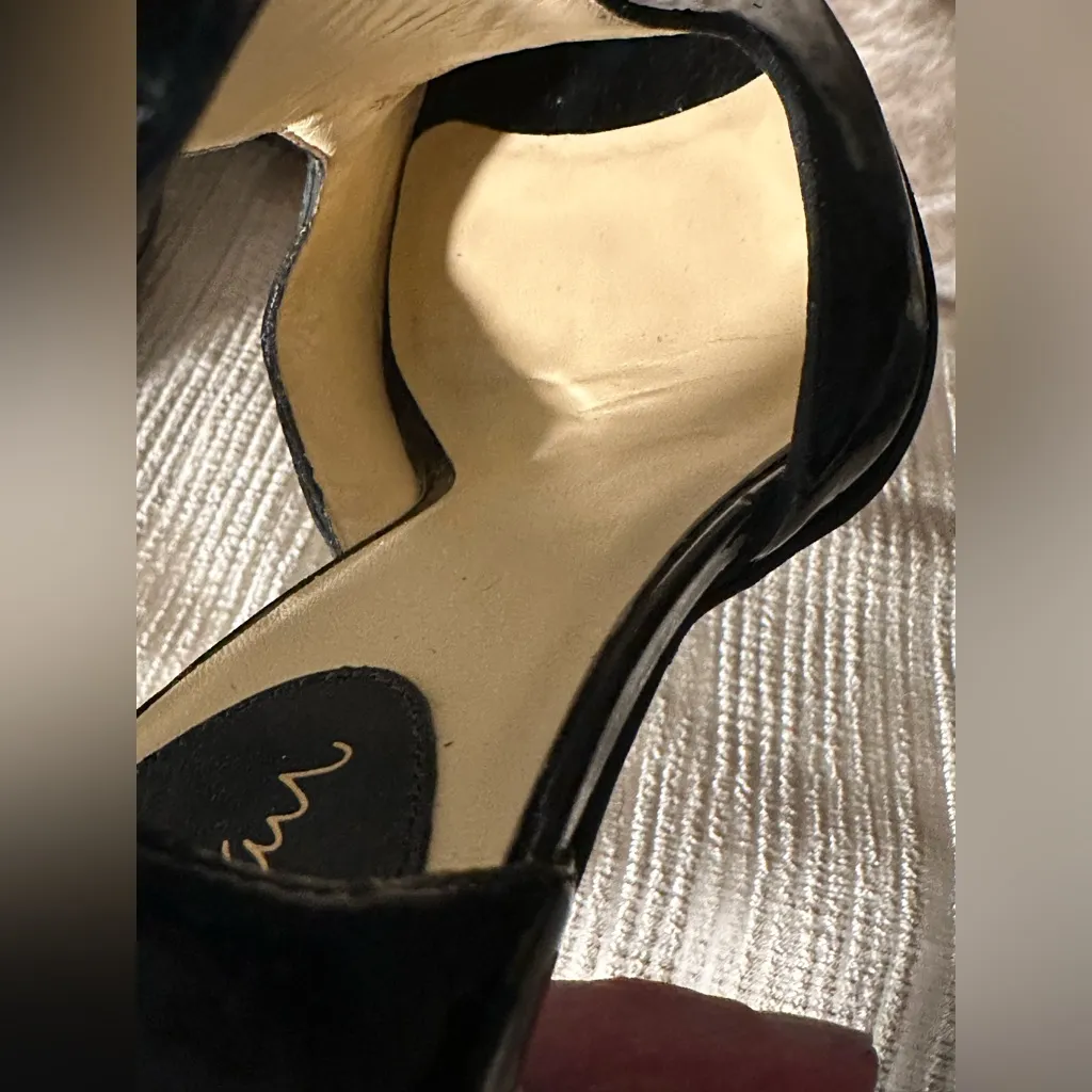 Cole Haan Nike Air Patent Leather Peep Toe Platform Pump - Image 13