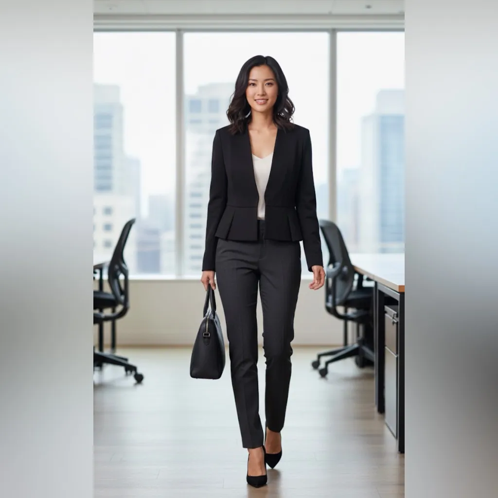 Cynthia Rowley Size Small Black Pleated Blazer - Image 10