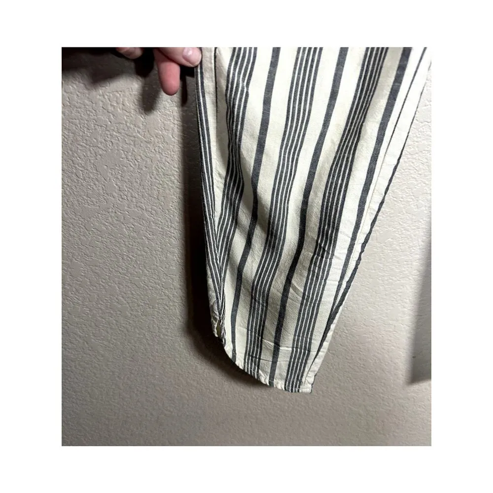 Marine Layer Striped Cropped Allison Pull On Pant Size Small - Image 7
