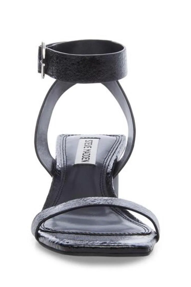 Black Yanni Strap Heels Sandals  Black Yanni Strap Heels Sandals - Image 4