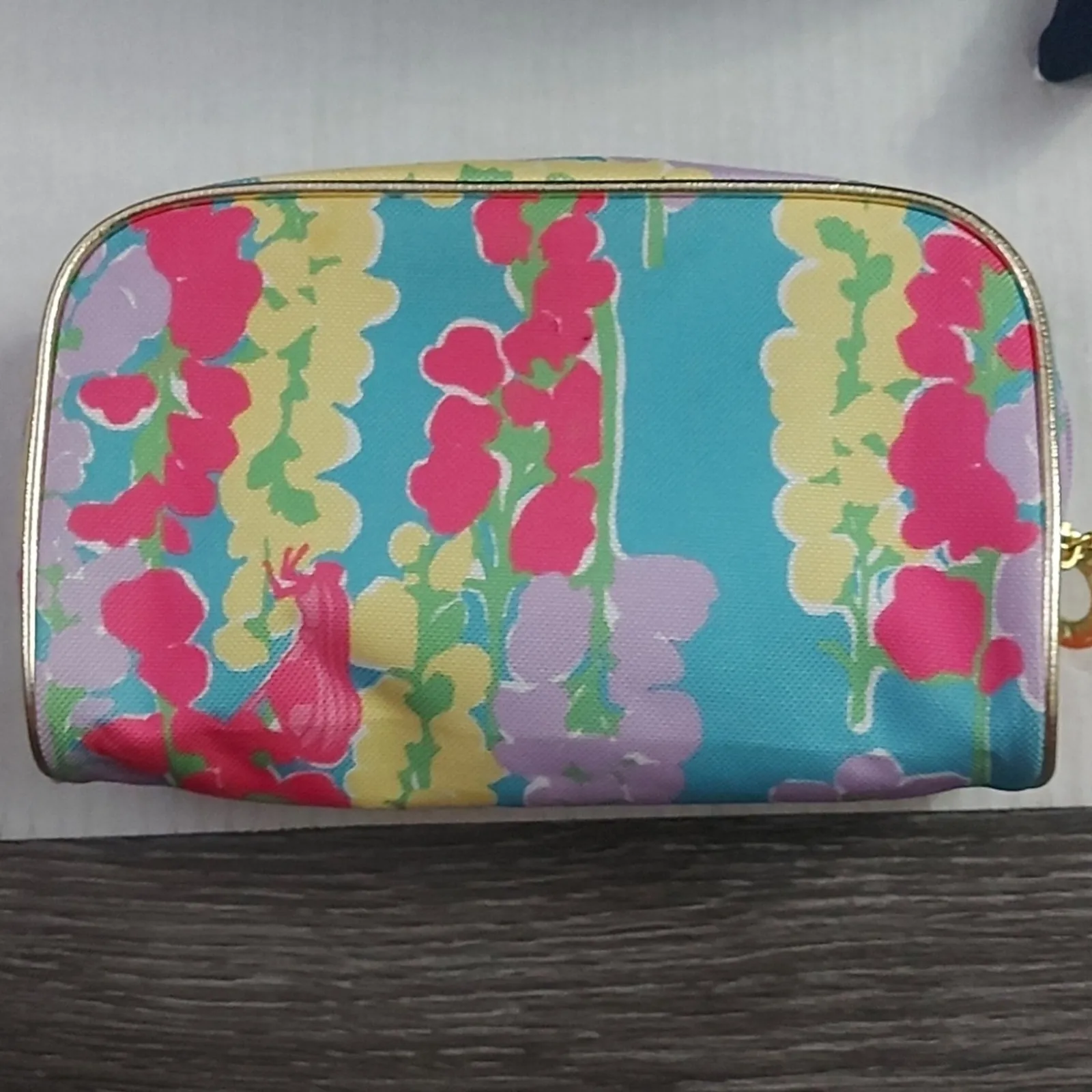Lilly Pulitzer for Estee Lauder Floral Cosmetic Makeup Bag Case Weekend Travel - Image 2