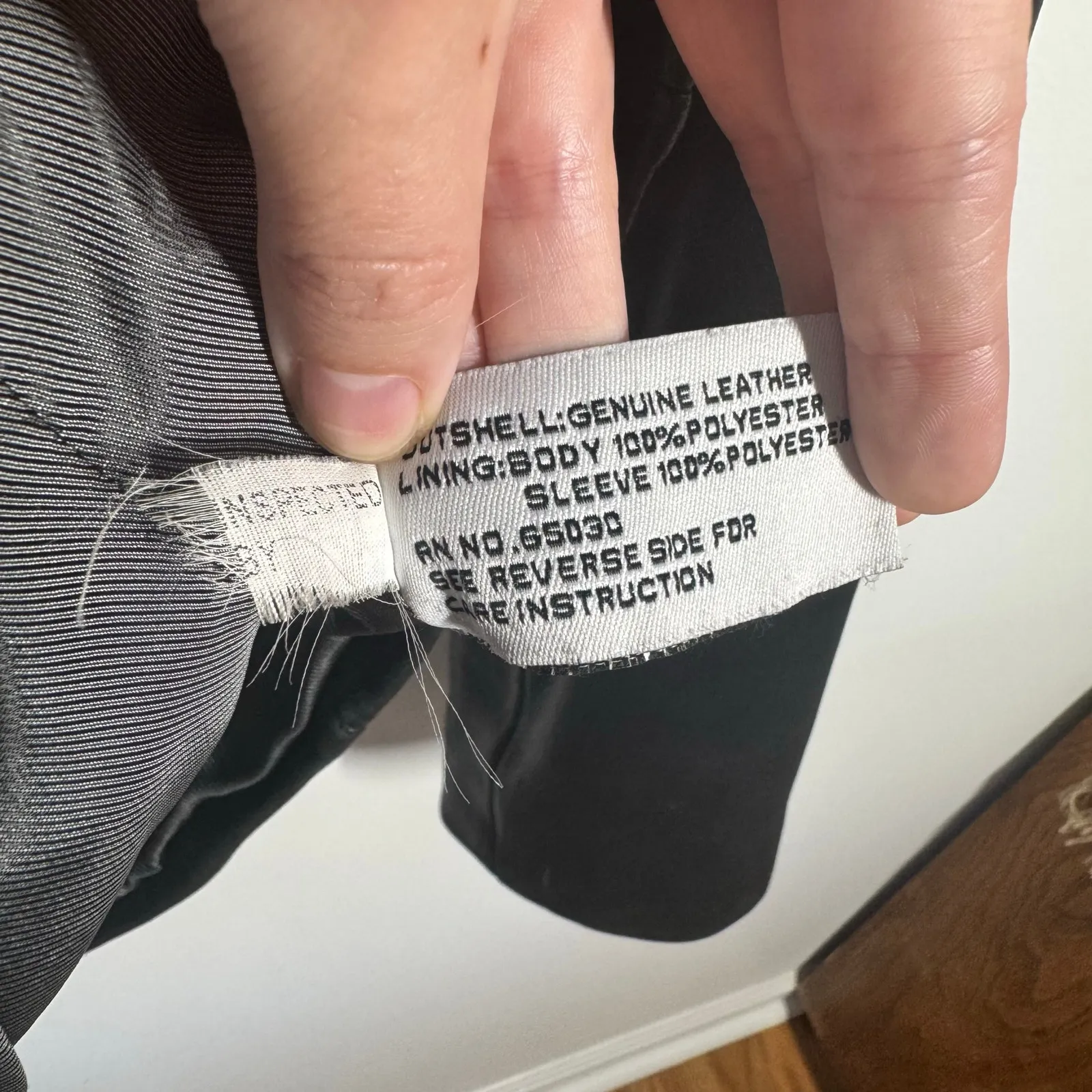 Boston Harbour Leather Jacket Women L Black Quite Luxury Old Money Minimal 90s Size L - Image 5