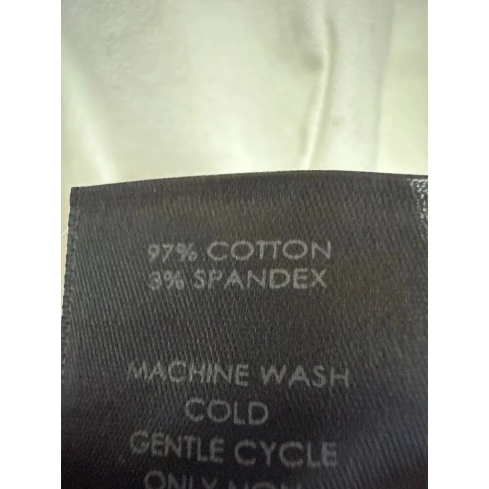 Ann Taylor Women's White Belted Tie Waist Pockets Zipper Wide Leg Mini Shorts 4 - Image 5