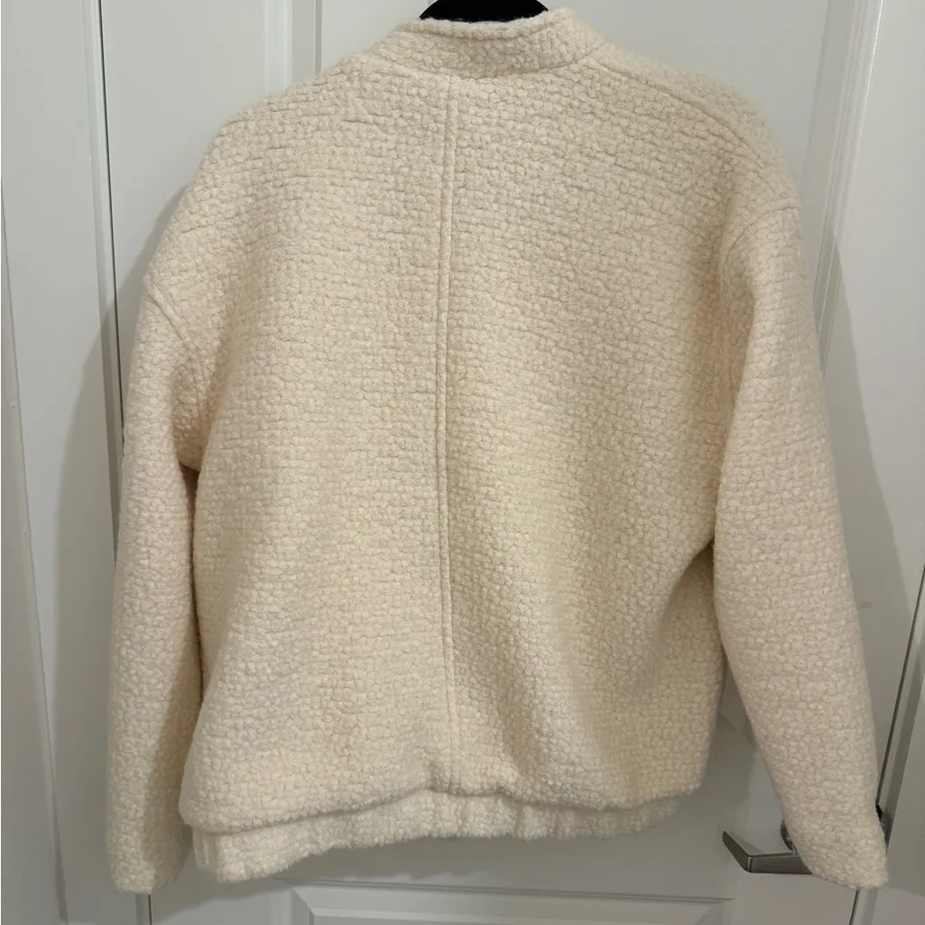 Abercrombie & Fitch  Wool Bomber Jacket - Image 7