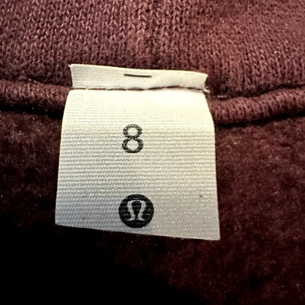 Lululemon Scuba Hoodie Light Cotton Fleece Pockets Dark Adobe Limited Edition 8 - Image 3