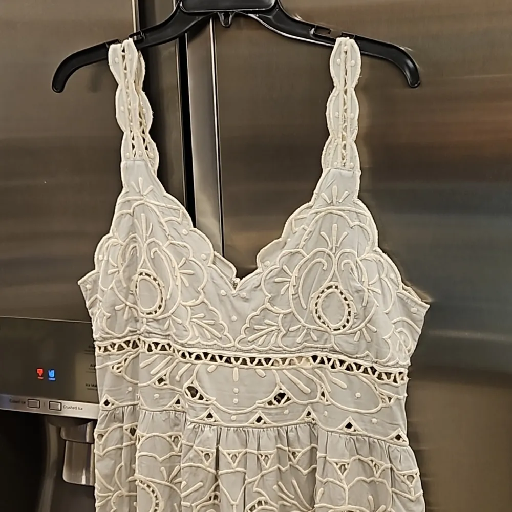 💕SEA NEW YORK💕 Blaire Eyelet Sleeveless Midi Dress ~ Blue 12 NWT - Image 14