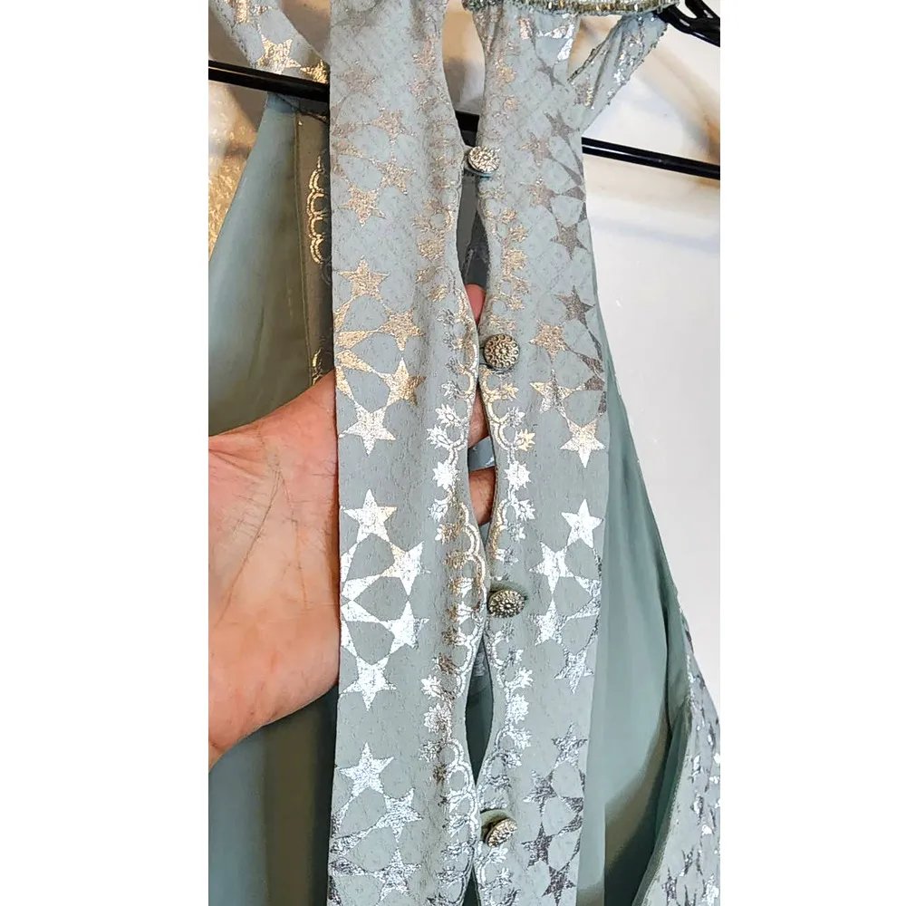 Kimchi Blue Corellia Beaded High-Neck Mini Dress Medium - Image 10