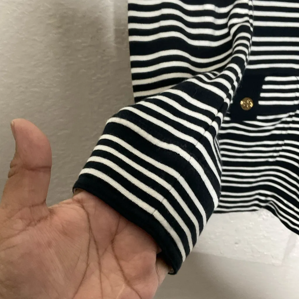 Tory Burch  Nautical Stripe Sweatshirt - Image 4