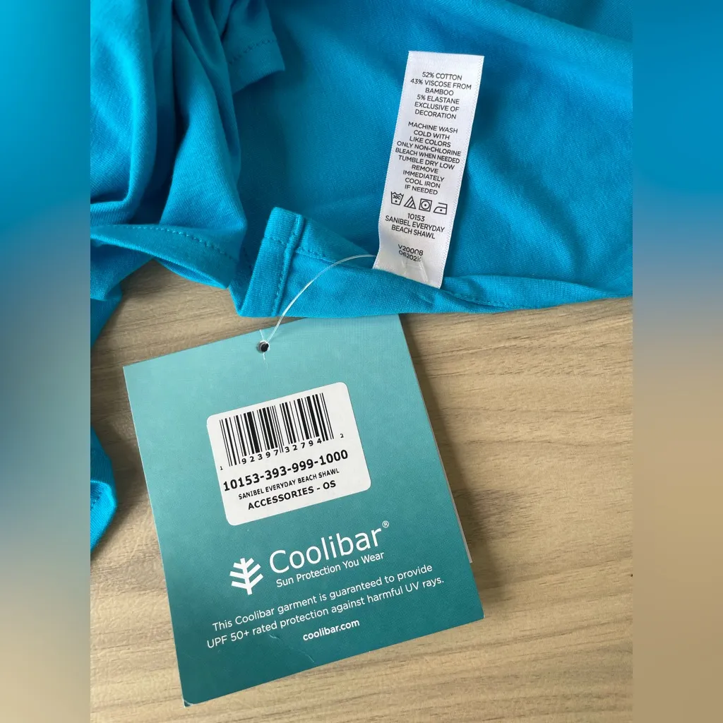 Coolibar Turquoise Sun Protection Apparel Blue - Image 7