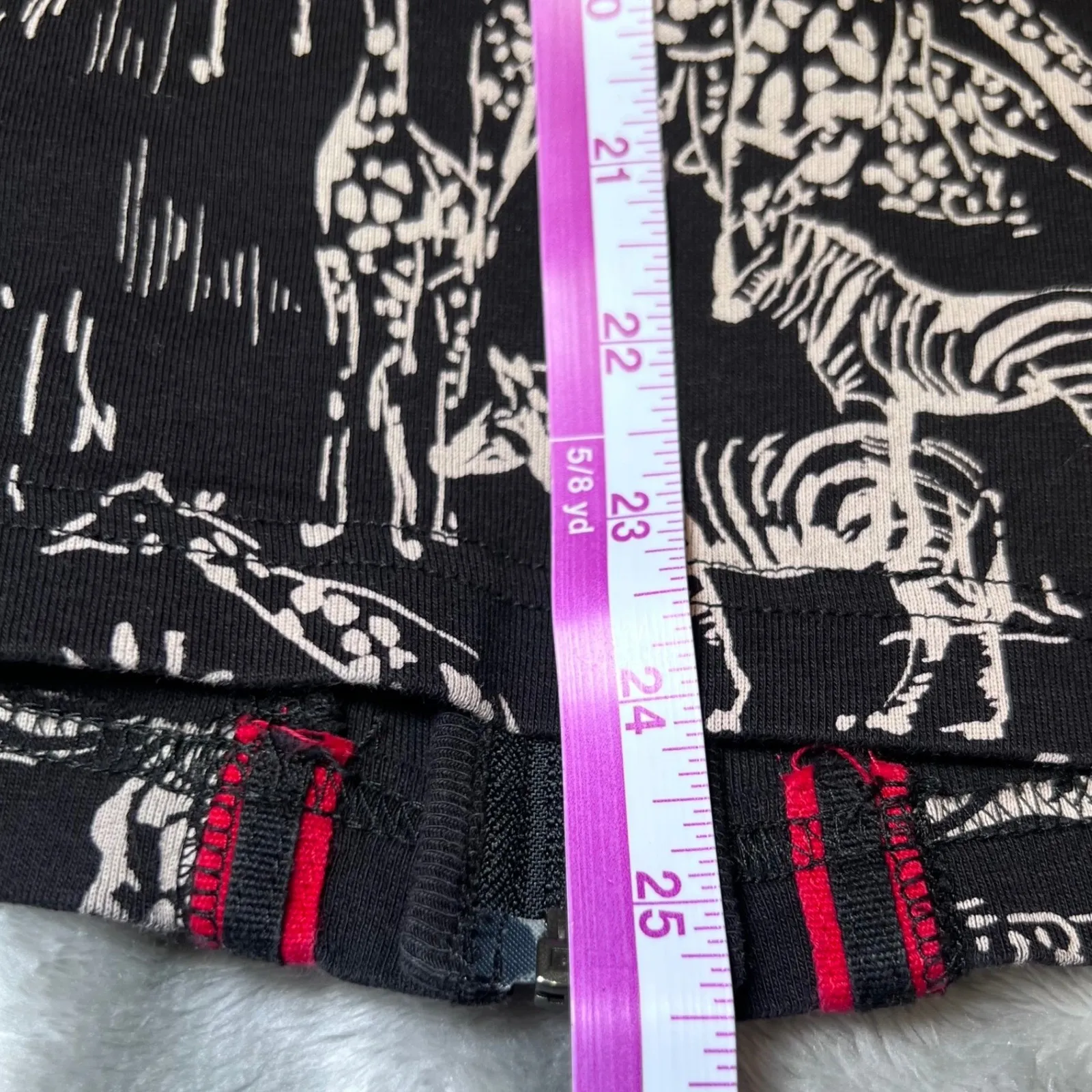 CJ Banks Animal Print Zip Front Jacket Womens 2X Black Giraffe Zebra Safari Arts - Image 9