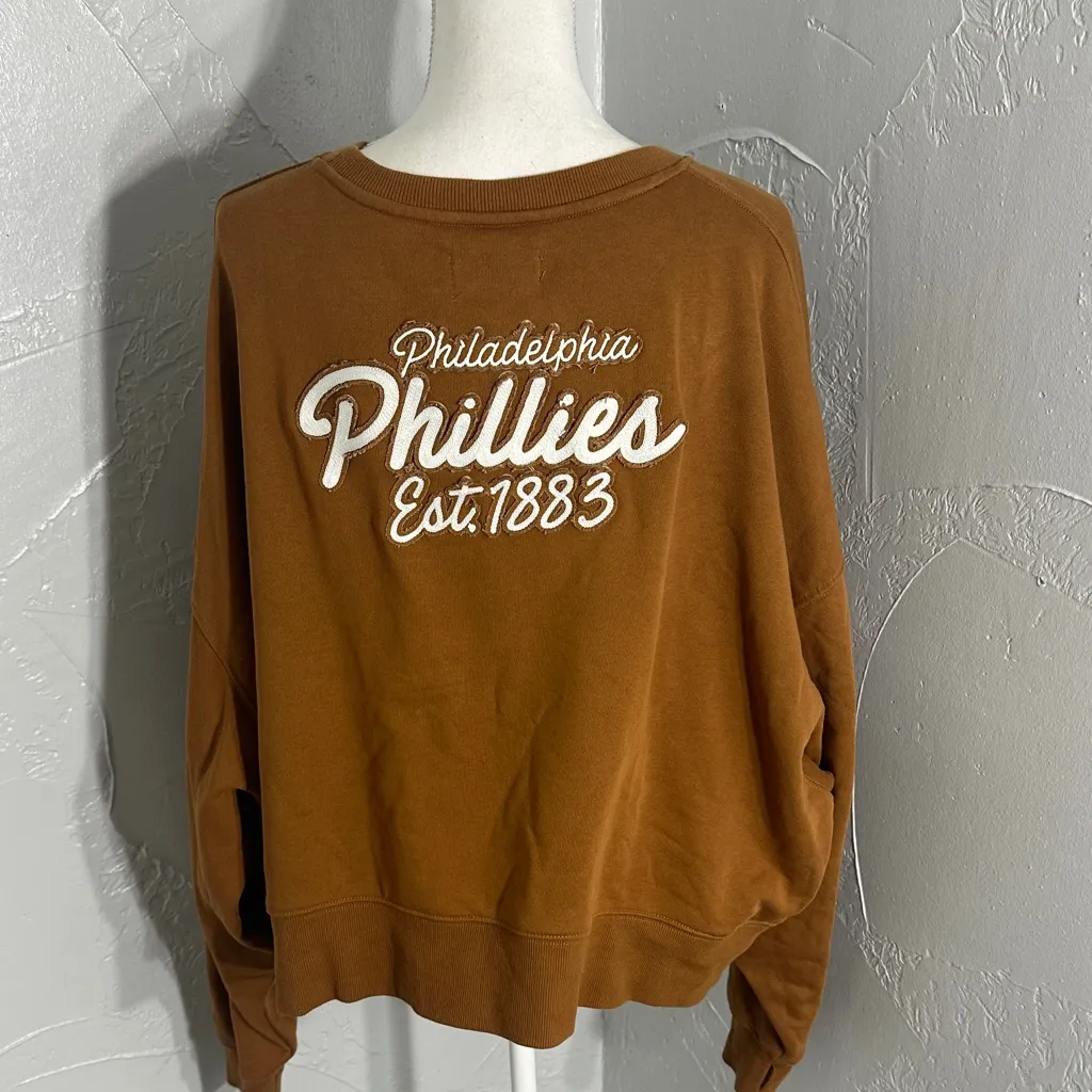 Philadelphia Brown Women's Sweatshirt Size XL - Image 5