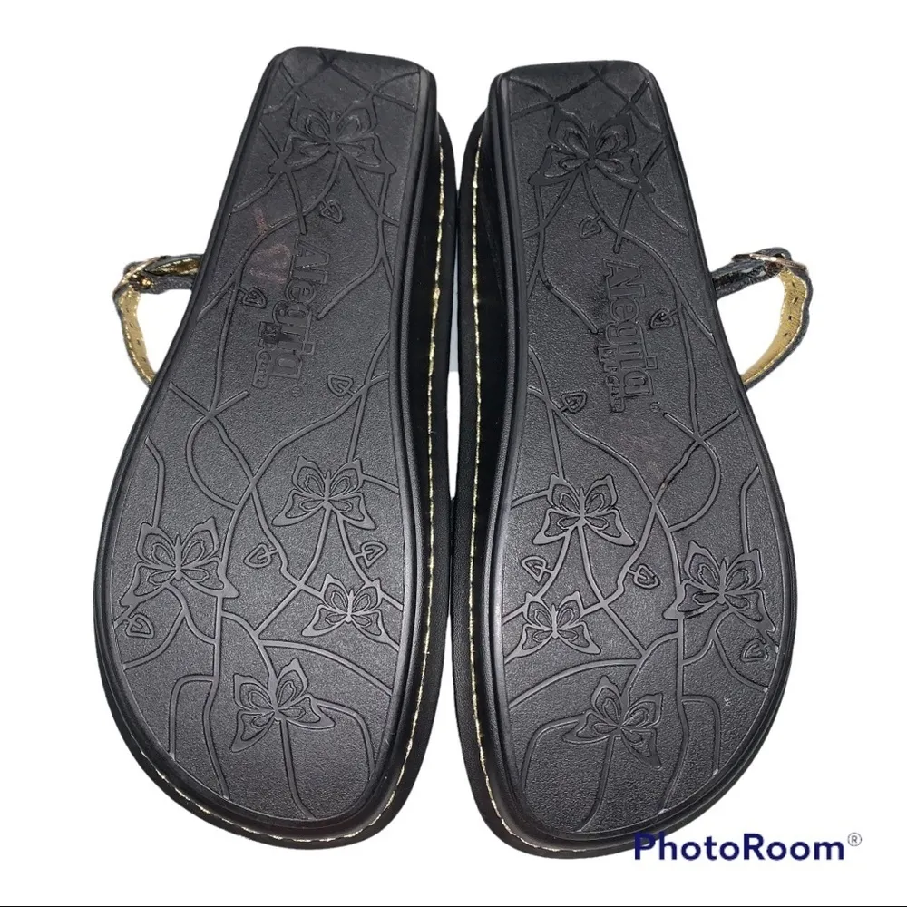 NEW Alegria Tuscany Iridescent Leopard Print Mary Jane Clogs Shoes size 37 - Image 8