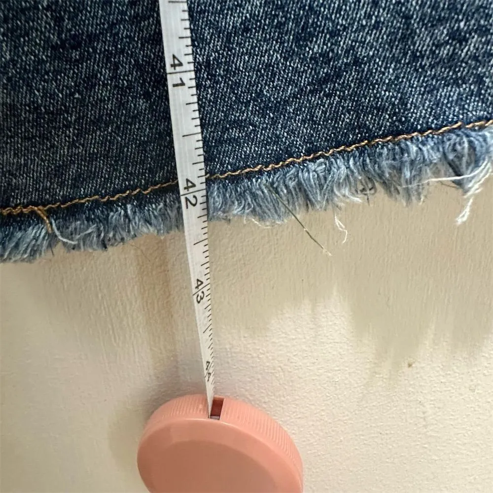 NWT Tinseltown Denim Flared Jeans Size 20W Medium Wash Fringe - Image 10