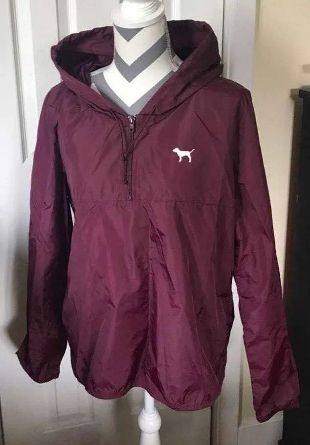 Burgundy Anorak windbreaker - Image 2