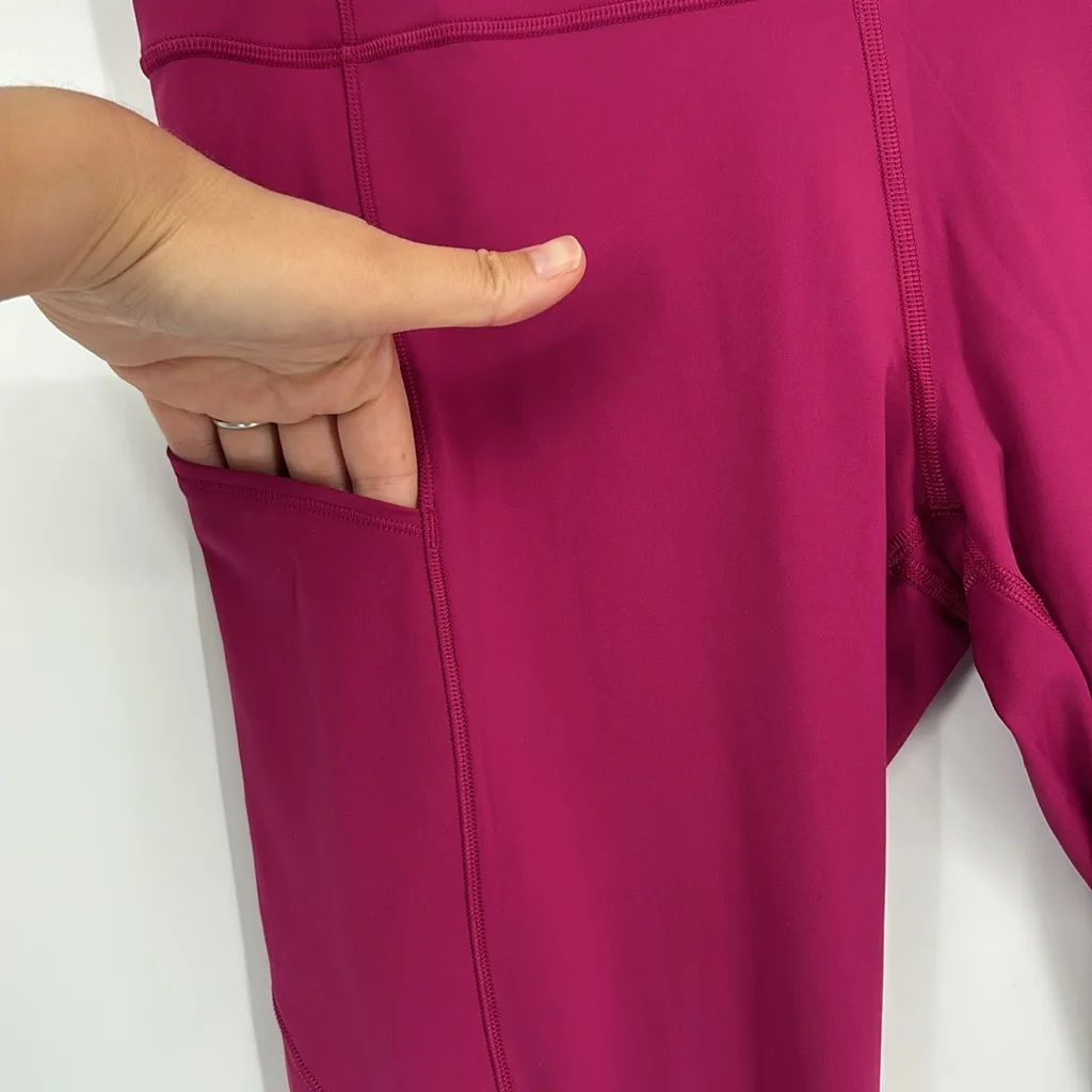 Lululemon Fast and Free HR Crop 23” Leggings Women's Size 12 in Wildberry NWT! - Image 4