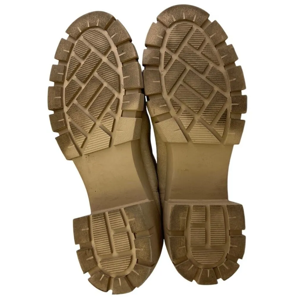 Steve Madden Hayle Women's Brown Platform Slip On Chelsea Ankle Boots Size 10 - Image 4