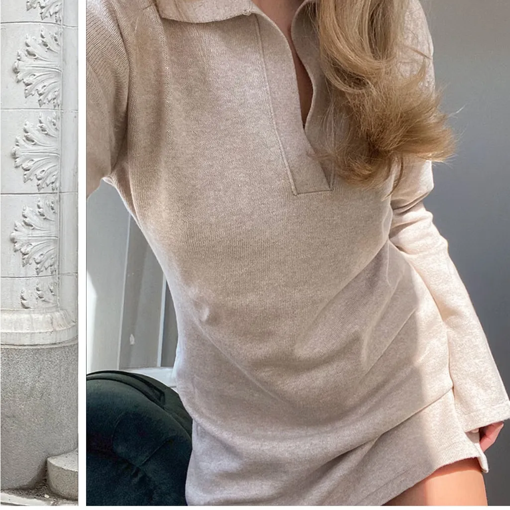 Djerf Avenue Getaway Dress Sand - Image 8