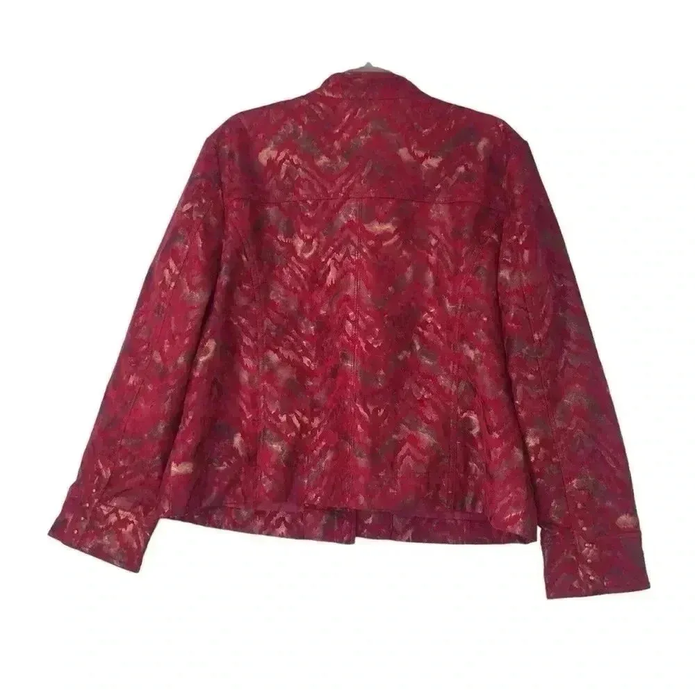 Red Metallic Chevron Button - Image 16