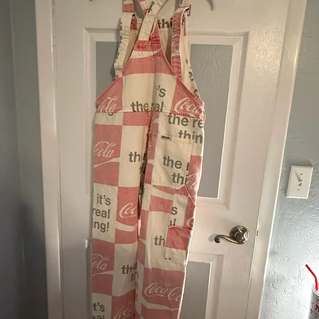 Free People x Rollas Coca-Cola Overalls - Image 4