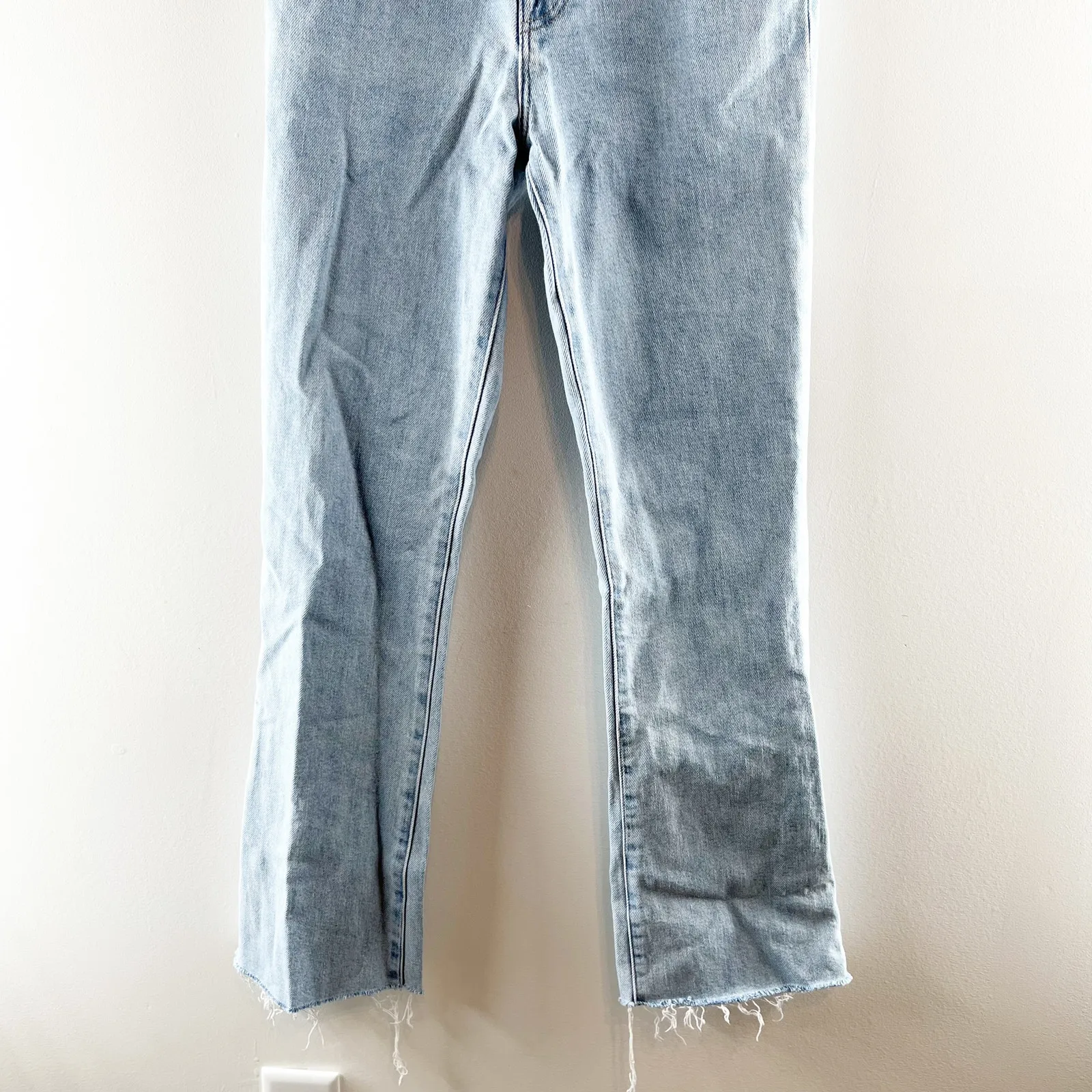 J. Crew High Rise Runway Bootcut Raw Hem Jeans in Gigi Raze Blue 25 - Image 11