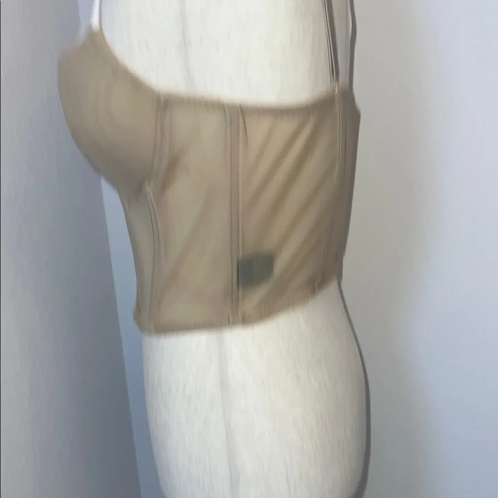 Say What? Tan Structured Bra Intimates ‎      Size Large - Image 4