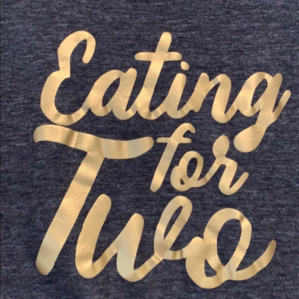 Eating for two tshirt - Image 2