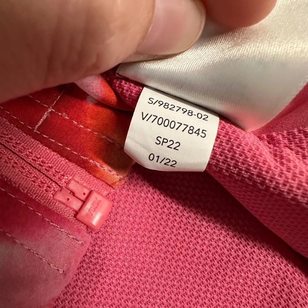 Athleta Womens Medium‎ Pink Run With It Full Zip Long Sleeve Jacket Pockets - Image 10