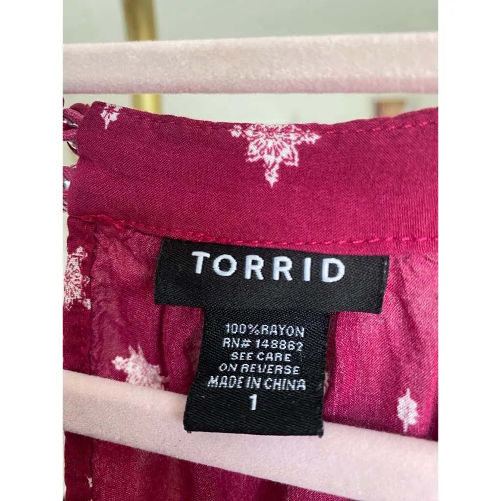 Torrid Sleeveless Midi Dress Boho Festival Indie Parisian Scandi Wedding Event - Image 5