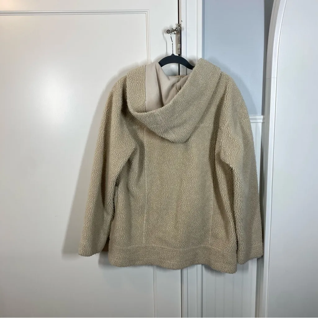 Splendid Grayson Faux Sherpa Jacket size small oversized fall autumn‎ comfy cozy - Image 7