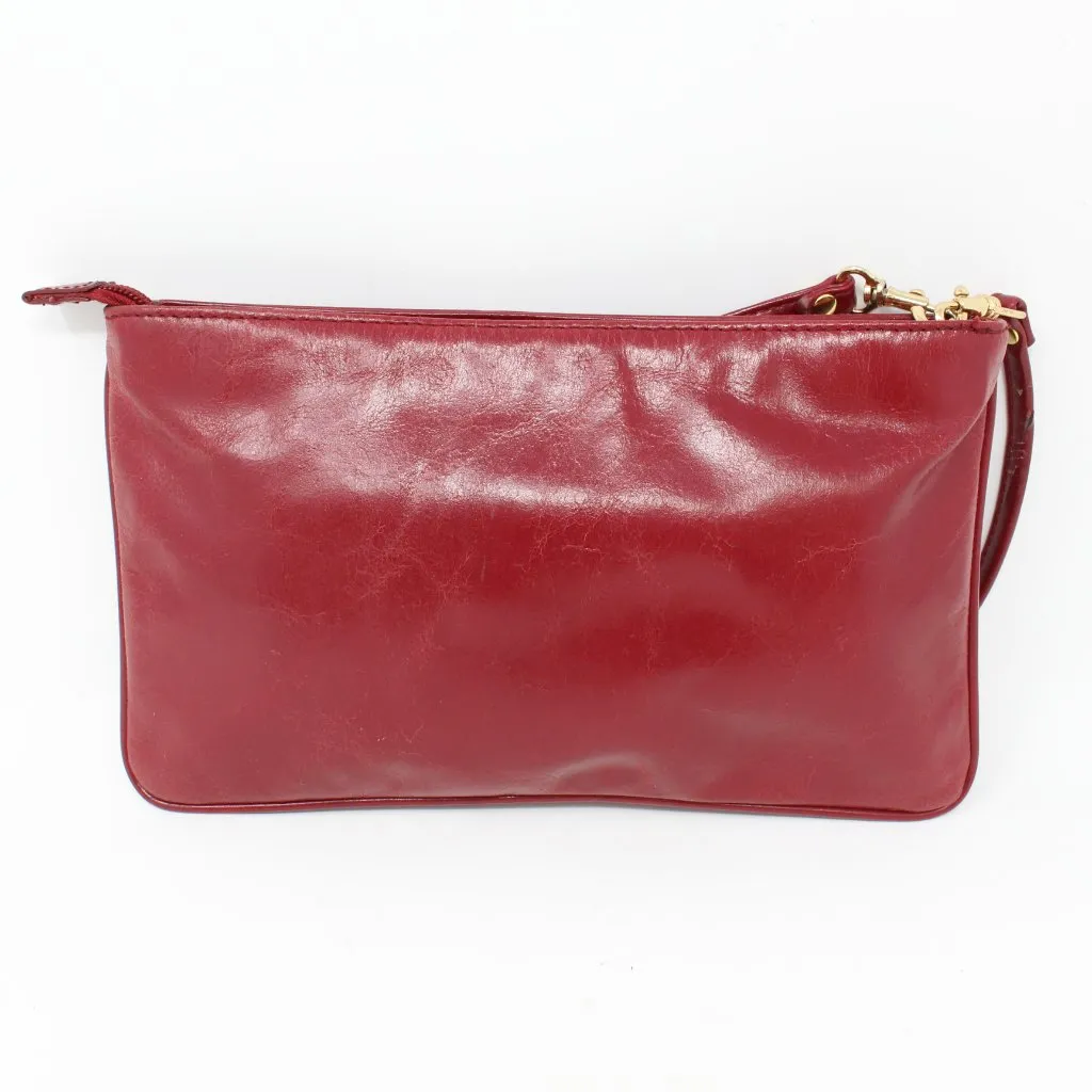 Anne Klein Slim Leather Wristlet Red‎ - Image 3