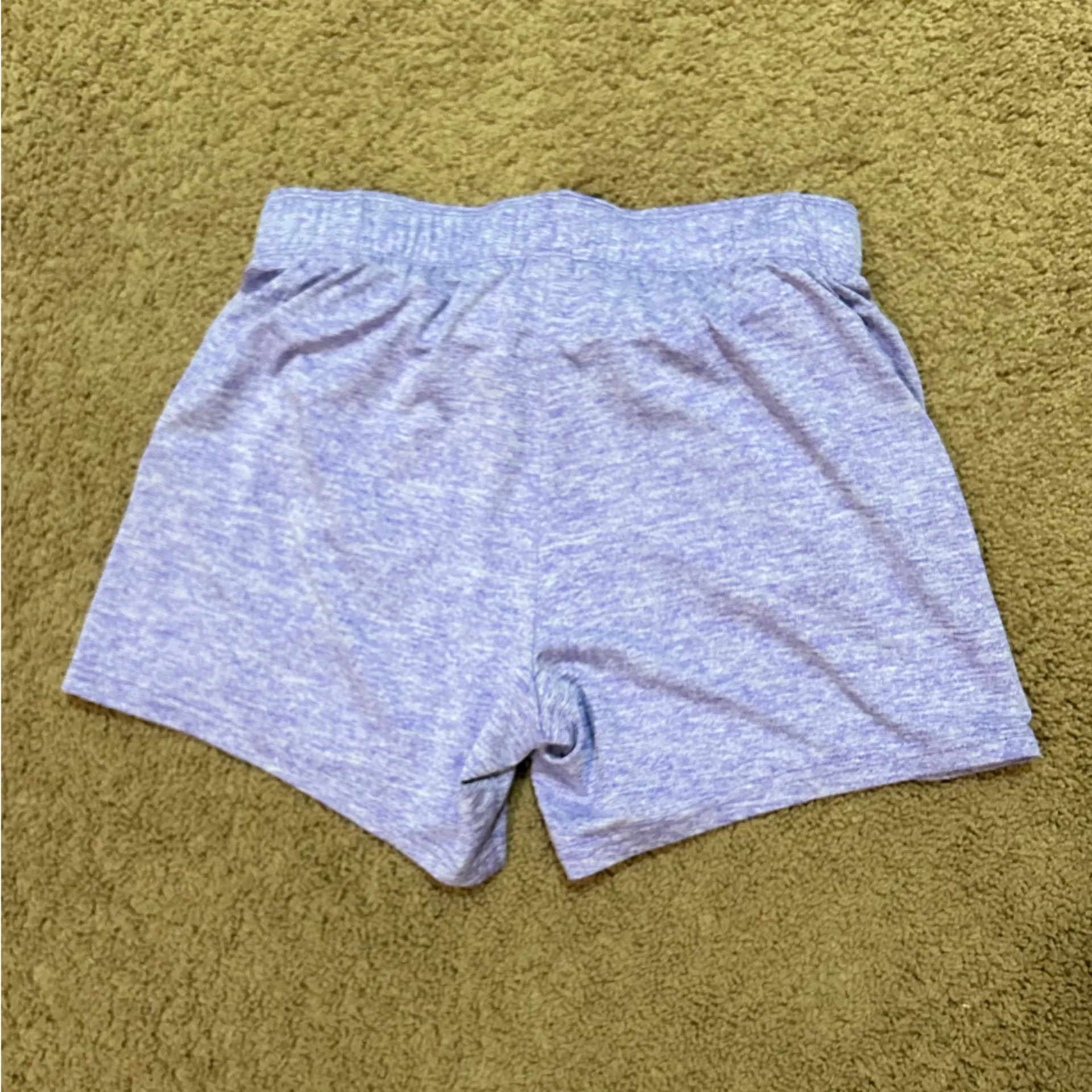 Liberty Pro Women's Purple Heather Athletic Shorts Running Workout Gym Sz S EUC - Image 3