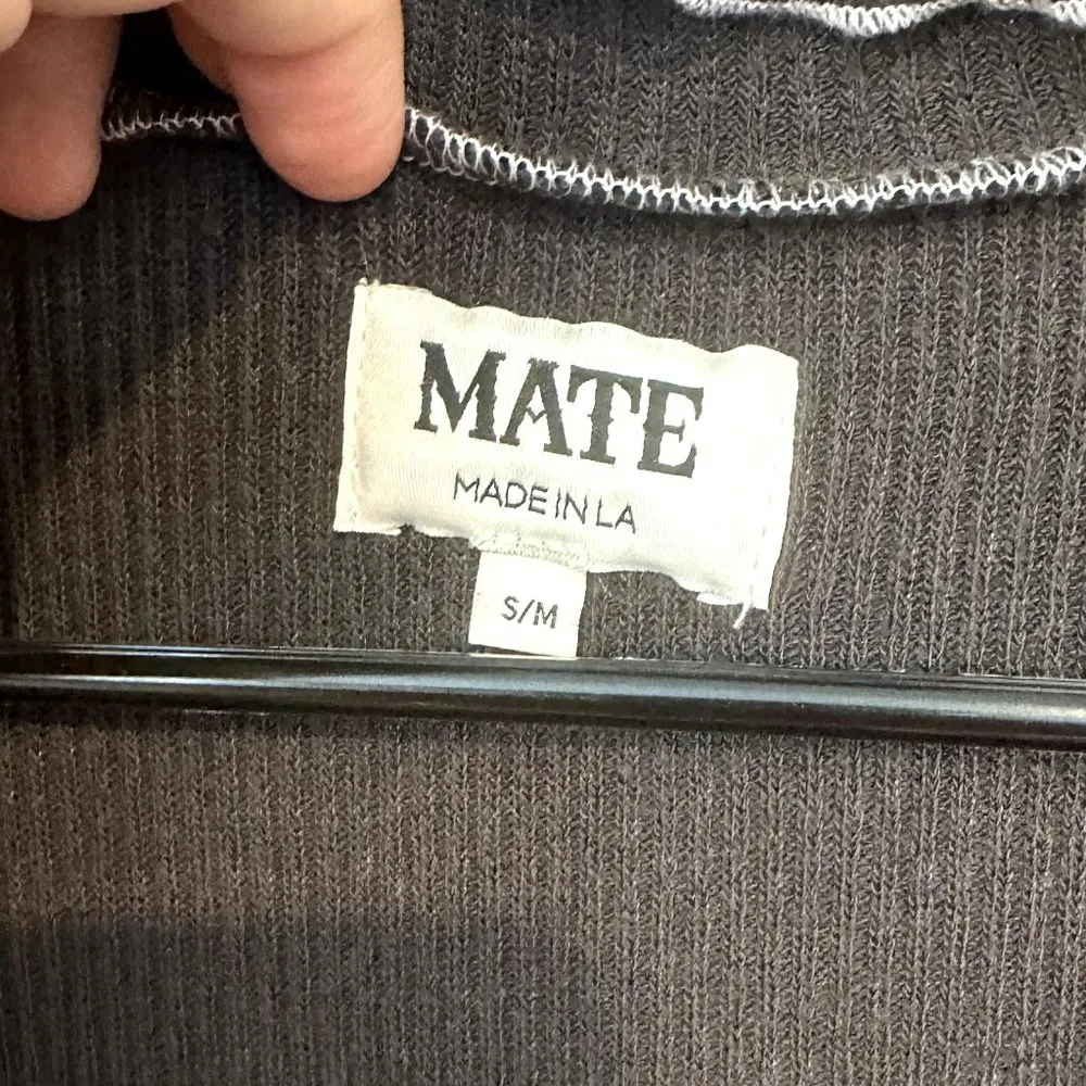 NWT MATE the Label Black Raylin Mockneck Tank - S/M - Image 2