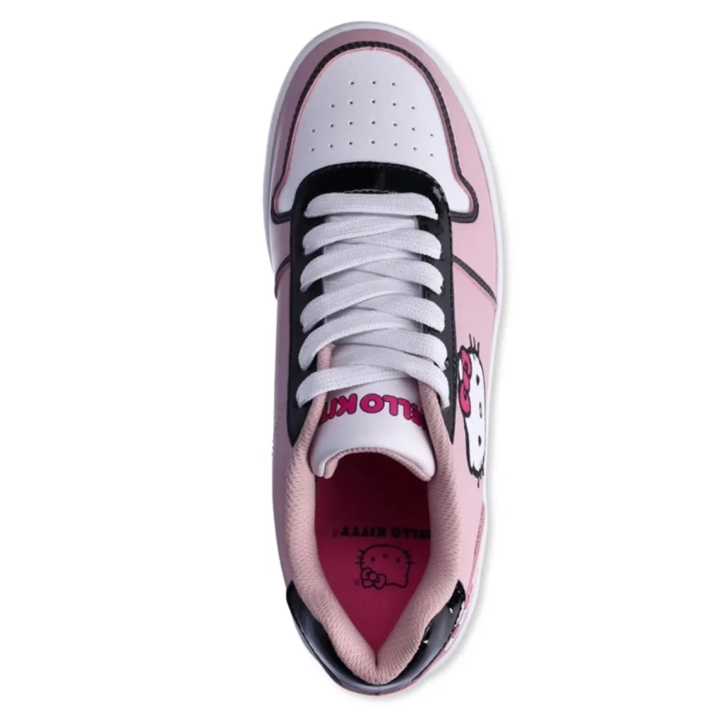 NWT Women’s Sanrio Hello Kitty Pink Court Lace Up Sneakers Size 7 - Image 6