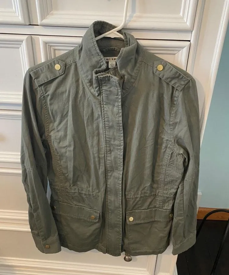 Miami Army Green Jacket - Image 2