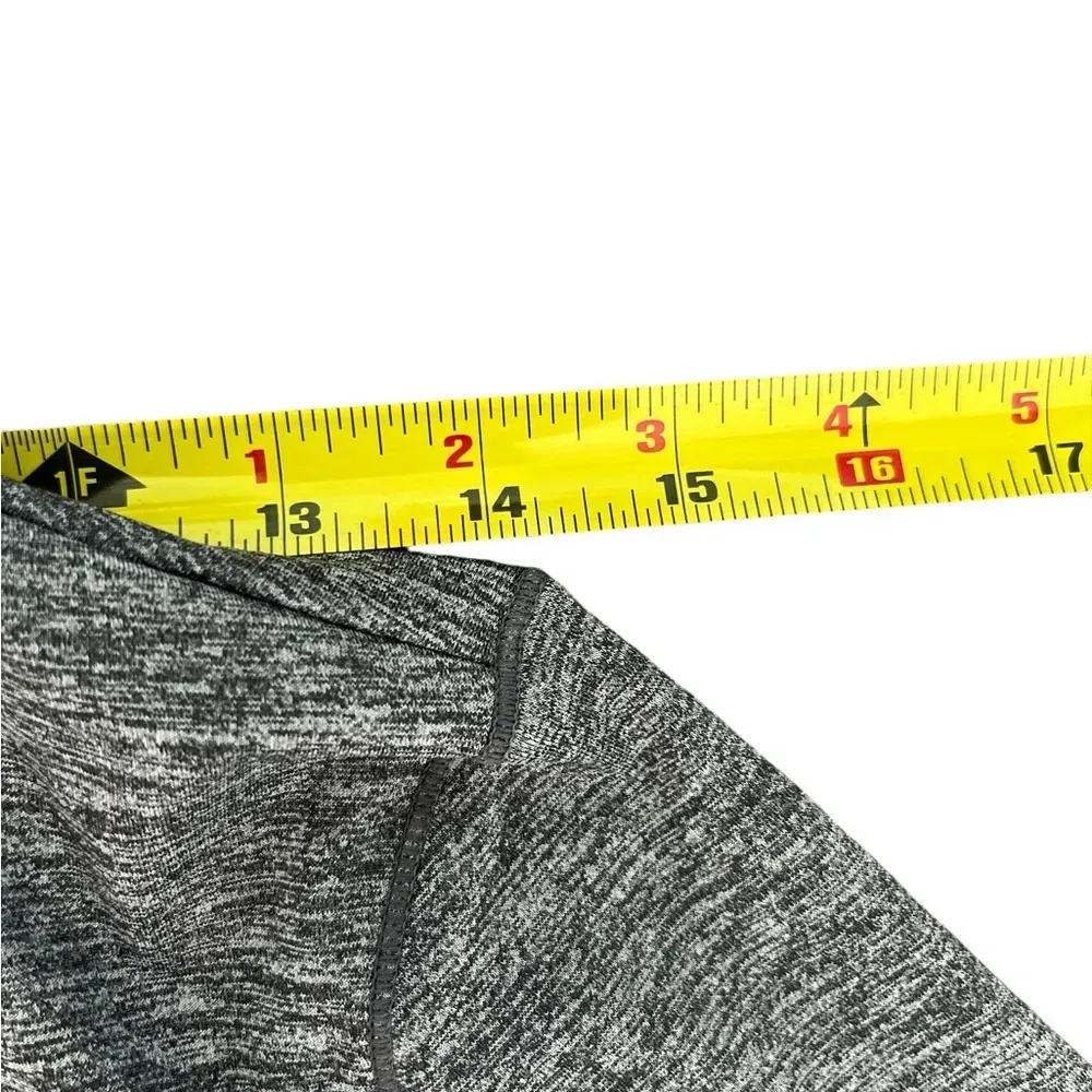 Athleta Tulip Backed Athletic Top with Thumbholes, Heathered Gray, Size XS - Image 8