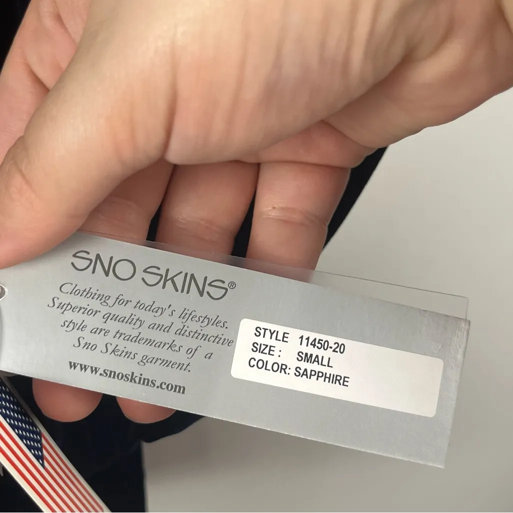 New SNO SKINS WOMEN'S PLUSH VELVET Turtleneck in sapphire size small Blue - Image 4