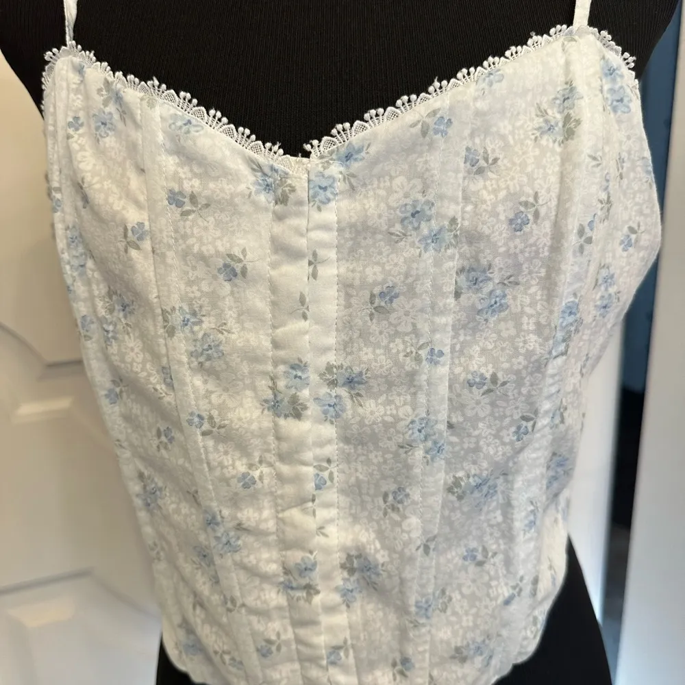 Altar’d State Boned Corset Cami Spaghetti Strap Top Hook Front NWOT - Image 3