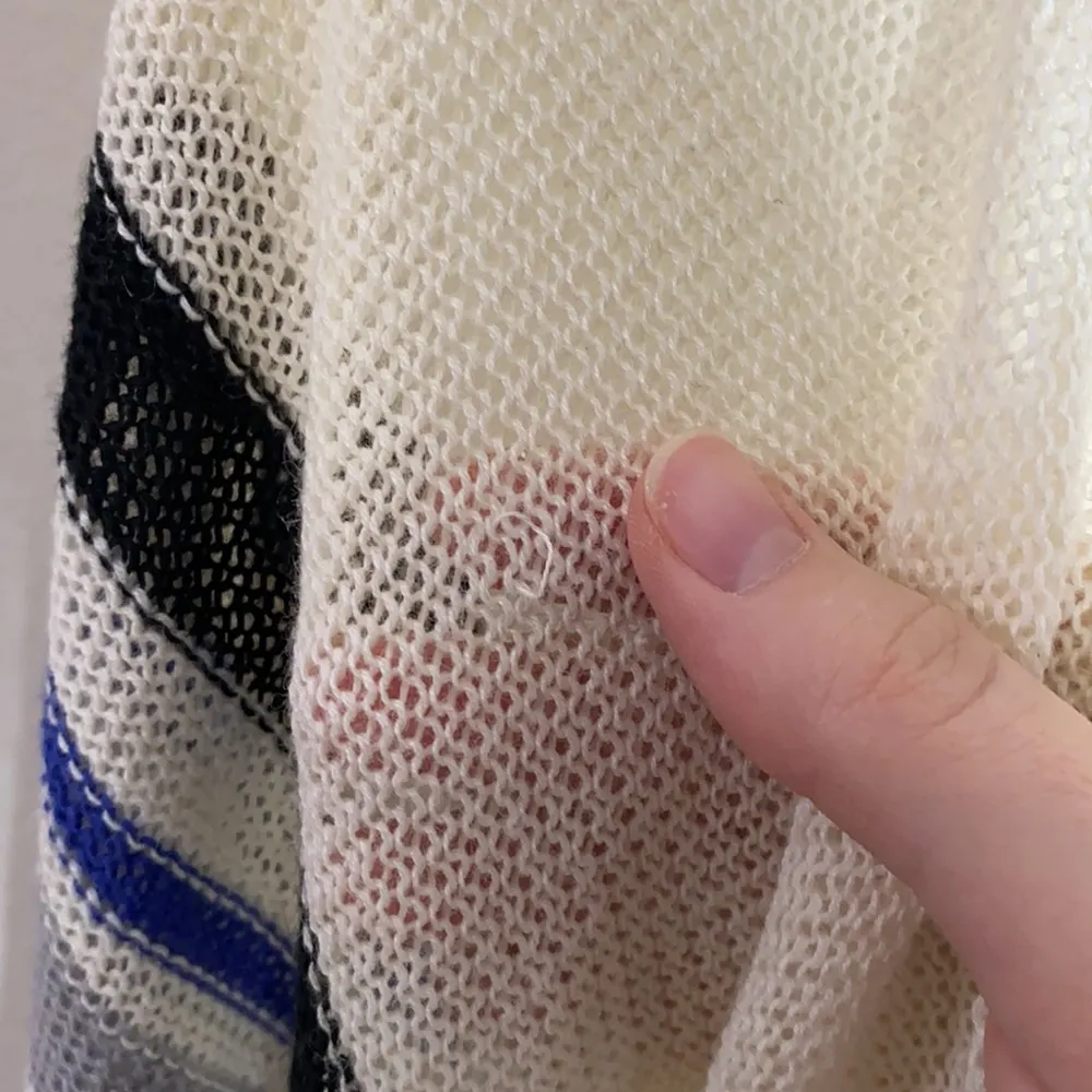 Jack by BB Dakota striped poncho wrap size XS - Image 9